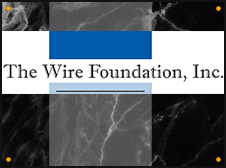 Illustrated image of The Wire Foundation, Inc. logo.